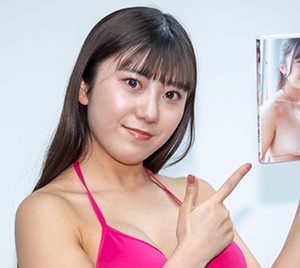 陸上で鍛えたスタイル披露!新井萌花、チャームポイントは「一応…胸かな」