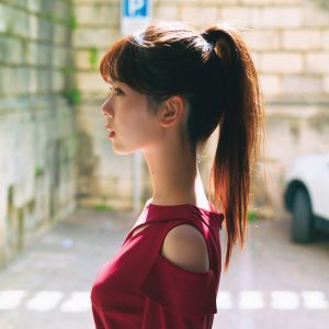乃木坂46“首ンセス”メンバー・筒井あやめ、フォルムが美しいポニテショット解禁